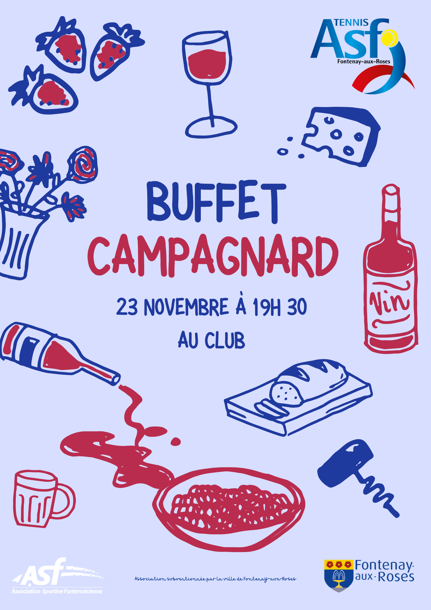 Buffet compagnard