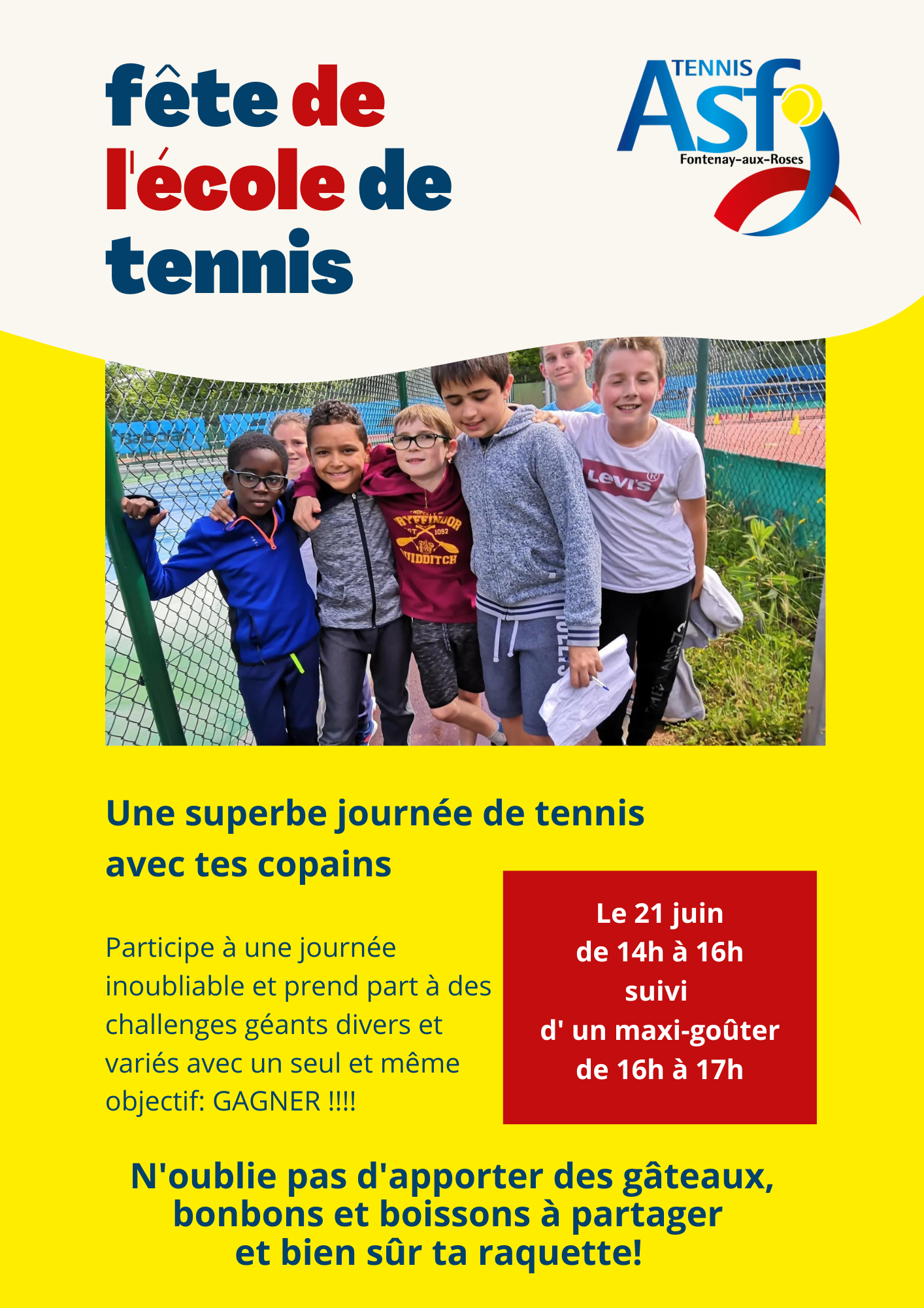 FETennis — la fête du club